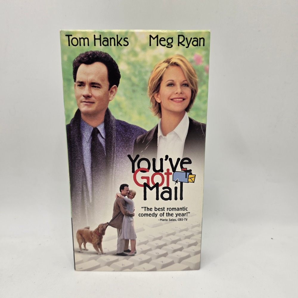 Warner Bros You've Got Mail VHS Tom Hanks Meg Ryan RomCom 90s Vintage Movie